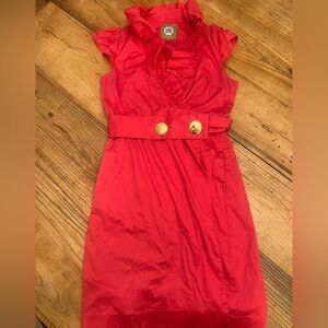 Elizabeth McKay Pink Wrap Dress